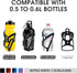 Bike Water Bottle Cage, Durable Ultralight Plastic Water Drink Holder Rack, Lightweight PC Water Bottle Holder for Bicycle, Cycling Bottle Holder ...