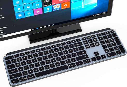Silicone Keyboard Cover Skin for Logitech MX Keys/Craft Advanced Wireless Keyboard, Logitech MX Keys Accessories, Ultra Thin Keyboard Protector Sk...