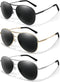 BOTPOV Aviator Sunglasses for Men Women Polarized UV400 Protection Mirrored Lens Metal Frame with Spring Hinges…...