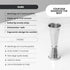 A Bar Above Premium Japanese Jigger 8 Precise Measurement Markings, Heavy Duty 304 Stainless Steel Double Cocktail Jigger for Professional Bartend...