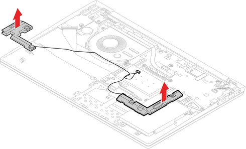Deal4GO Internal Speaker 5SB0S31881 PK23000YV00 Replacement for Lenovo Ideapad S340-15 S340-15IWL S340-15IML S340-15IIL...