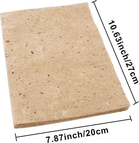 Vagocom 60 Sheets Mulberry Paper,Handmade Paper Natural Fiber Rice Paper for Calligraphy,Scrapbook,Decoupage Paper,DIY Art Crafts(7.87 x 10.63 inc...