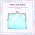 6 Pieces Clear Coin Purse for Women Kiss Lock Coin Purse Transparent Change Purse Wallet Waterproof PVC Kiss-lock Clear Coin Wallet for Carrying Y...