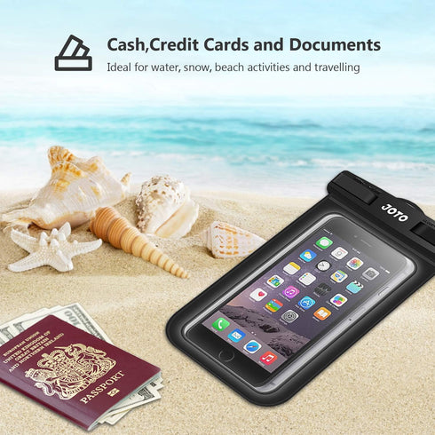 JOTO Waterproof Phone Pouch IPX8 Universal Waterproof Case Dry Bag Phone Protector for iPhone 15 14 13 12 11 Pro Max Plus XS XR X 8 Galaxy S23 S22...