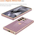 Teageo for Samsung Galaxy S24 Ultra 5G Case for Women Girl Cute Love-Heart Luxury Soft Back Cover Raised Full Camera Protection Bumper Silicone Sh...