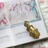 2PCS Vintage Lady's Hand Shape Book Clip Paper Storage Clip Journal Clips to Hold Journal Open While Writing Scrapbook Kit Document Clip...