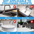 5° Slope Kitchen Sink Splash Guard, 17" Silicone Faucet Handle Drip Catcher Tray, Multipurpose for Kitchen Dish Drying Mats Sponge Holder and Bath...