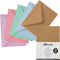 Pukka Pad, Carpe Diem Gummed Envelopes for Greeting Cards and Invitations - Pack of 25 Pastel Envelopes - A2, 4.38 x 5.75 in...
