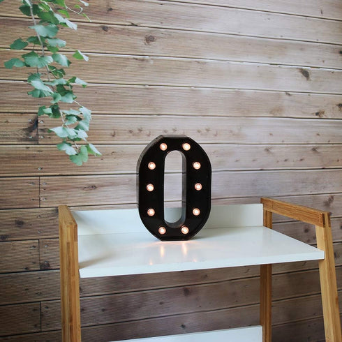 Light Up Black Alphabet Marquee Letters Sign LED Marquee Number Lights Sign for Night Light Home Bar Christmas Lamp Birthday Party Wedding Decorat...