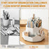 360 Degree Rotation Pen Holder,9 Slots Pencil Holder for Desk,Desk Organizer,Desk Accessories & Workspace Organizers,Apply Office, School, Home?Cl...