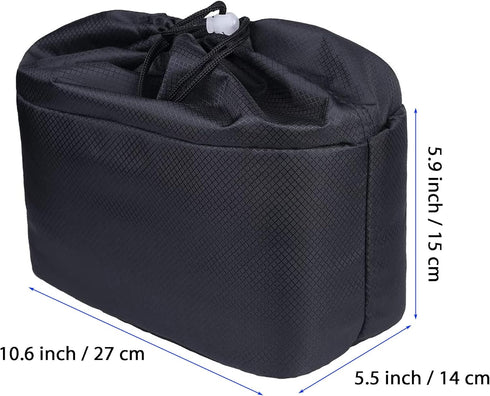 Shockproof Camera Insert Bag for SLR DSLR Mirrorless Camera Lens Flash Light Accessories Camera Pouch with Adjustable Dividers for Canon Nikon Son...