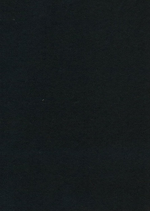 Black - Wool Felt Oversized Sheet - 35% Wool Blend - 1 12x18 inch Sheet...