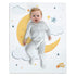 Delta Children Milestone Baby Blanket – Monthly Blanket for Pictures – Photo Blanket for Newborns, Moon...