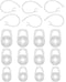 Replacement Hooks Ear Gels for Bluetooth Headset Headphones 6PC Earhooks + 12PC S M L Ear Gels Fit for M155 M165 M1100 M100 M55 M28 M25 Voyager Ed...