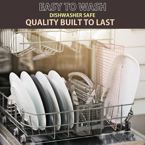 Briout Cooling Rack for Baking, 2-Pack 16x10 Inches Baking Rack, Thick Wire Cookie Rack for Cooking, Roasting, Grilling, Drying, Oven Safe, Fits H...