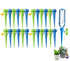 Self Plant Watering Spikes 24 Pack Auto Drippers Irrigation Devices Vacation Automatic Plants Water System with Adjustable Control Valve Switch De...