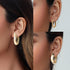 6 Pairs Gold Hoop Earrings for Women, 14K Gold Plated Huggie Hoop Earrings Set Hypoallergenic Lightweight Chunky Open Hoops Jewelry for Gift...