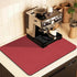 Coffee Mat for Countertops ,Coffee Bar Accessories Fit Under Coffee Maker Espresso Machine, Absorbent Hide Stain Rubber Mat for Countertop ,Dish D...