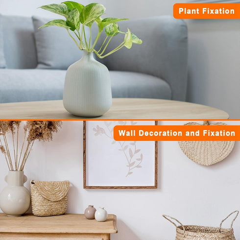 Zonon Double Sided Adhesive Dots Clear Glue Point Tape Stickers Balloon Glue Round No Traces Strong Adhesive Sticker Waterproof Dot Sticker for Cr...