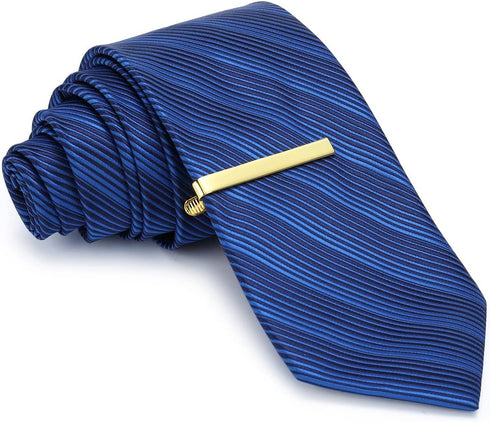 Tie Clip 3 Pcs Black Silver Gold Classic Tie Clips for Men Suitable for Wedding Anniversary Business Father's Day Gifts and Daily Life...