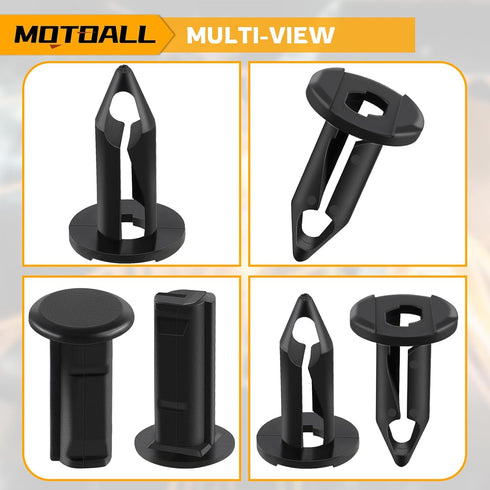 MOTOALL 100 x ATV Fender Clips Push Retainer Fasteners Fit Honda 90653-HC4-900 7661855...
