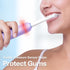Bitvae R2 Rotating Electric Toothbrush for Adults with 8 Brush Heads, 5 Modes Rechargeable Power Toothbrush with Pressure Sensor, Purple...