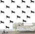 32pcs/Set Metallic Equestrian Horse Wall Stickers Vinyl Wall Decals Decor Kids Room Living Room Wallpaper Removable Mural SA525 (Black)...