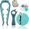 Jar Opener for Weak Hands, Seniors with Arthritis, 5 in 1 Multi Function Bottle Opener Lid Opener For Arthritic Hands with Non Slip Rubber Jar ope...