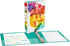 Avery + Amy Tangerine Designer Collection Mini Binder, 5.5" x 8.5", 1 Inch Round Rings, Rainbow Inkblot, 1 Mini 3 Ring Binder (18714)...