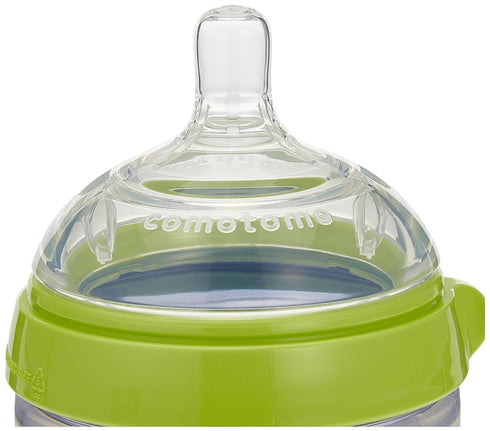 Comotomo Baby Bottle Single Pack, Green, 5oz...