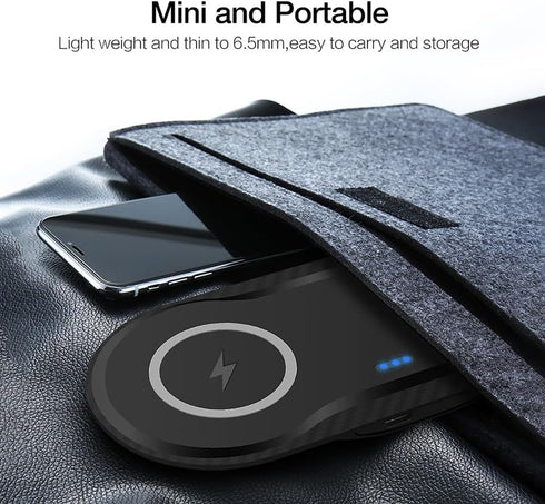 2 * 15W Dual Wireless Charger for Multiple Devices, 30W Fast Wireless Charging Pad/Mat for Apple iPhone, for AirPods, for Samsung Phone, for Googl...