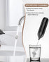 Frother Wand Rechargeable, Milk Frother Rechargeable USB-C with Stainless Steel Whisk Powerful Coffee Frother for Coffee Latte, Cappuccino, Mocha,...
