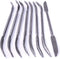 Wood Files and Rasps 8 PCS 5.5 X 200mm Double Ended Riffler Wood Rasp File Set Riffler File Set Woodworking Carving Rasping Coarse Rasps and Files...