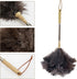 Aldwin Ostrich Feather Duster with Extension Pole Up to 43 inch, Genuine Fluffy Natural Reusable Handheld Feather Dusters for Cleaning Supplies, W...