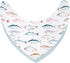 Baby Bib for Drooling and Teething - Highly Absorbent, Machine Washable, Durable, Soft Snap Closure, Pacifier Clip - Let's Go Fishing...