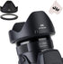 JJC Reversible Lens Hood Shade Protector & 67mm Filter Adapter Ring for Canon Powershot SX70 HS, G3 X, SX60 HS, SX50 SX40 HS, SX30 IS, SX20 IS, SX...