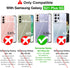 Rayboen for Samsung Galaxy S21 Plus Case with 2X Soft Screen Protector, Crystal Clear Hybrid Designed Protective Shockproof Slim Phone Cover for G...