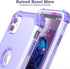 IDweel for iPhone 11 Case with Tempered Glass Screen Protector,Hybrid 3 in 1 Shockproof Heavy Duty Protection Hard PC Cover Soft Silicone Bumper F...