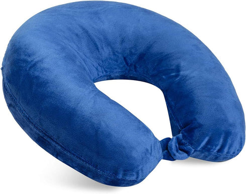 Wolf Essentials Adult Cozy Soft Microfiber Neck Pillow for Travel – Compact, Machine Washable - Perfect for Airplane, Car, or Home Use - Filled an...