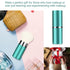 Falliny Retractable Makeup Brushes, Travel Mini Face Kabuki Blush Brush, Portable Powder Foundation Sunscreen Brush with Cover for Blush, Bronzer,...