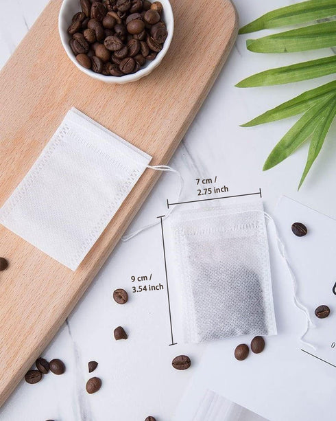 200pcs Disposable Tea Bags for Loose Leaf Tea, Tea Filter Bags with Free Tea Spoon for Loose Tea Loose Leaf Tea, Coffee, Spice, Herbs (QS53)...