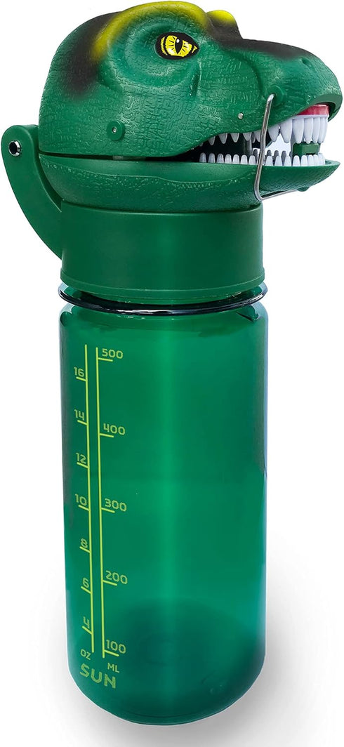 Sun Company RoarBottle T-Rex - Roaring Dinosaur Water Bottle for Kids | Cool Realistic TRex Roar | Spill and Leak-Proof BPA Free Tritan WaterBottl...
