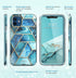 i-Blason Cosmo Series Designed for iPhone 12 Mini Case (2020), Slim Full-Body Stylish Protective Case with Built-in Screen Protector, Ocean...