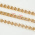 YOUBEIYEE 5 Meters Gold Plated Chain for Jewelry Making Strong Aluminum Cuban Link Chain for Men and Women Necklace DIY Jewelry Chains Bulk...