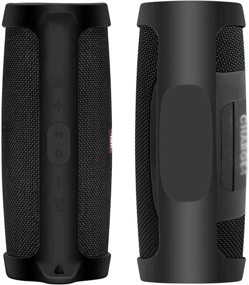 Silicone Case Cover for JBL Charge 4 Portable Waterproof Wireless Bluetooth Speaker, Travel Gel Soft Skin,Waterproof Rubber Carrying Pouch with St...