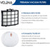 AZ2002 Vacuum Filters Replacement for Shark Vertex DuoClean PowerFin Upright Vacuum AZ2002, AZ2000W, AZ2000 Vacuum Filter, Part XFFKAZ2000, XHFAZ2...