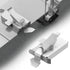 POANES Magnetic Seam Guide for Sewing Machine, Metal Seam Guide, Magnetic Sewing Guide with Clip, Hemmer Guide, Sewing Supplies & Tools with Thin ...