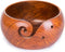 Joyeee 6.3 Inches Yarn Bowl, 1 PCS Crafted Knitting Yarn Storage Bowl with Carved Holes, Yarn Holder for Knitting and Crochet Yarn Knitting Access...