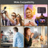 LED Camera Light Video Lights Portable Photography Lighting 60 LED 2200mAh Rechargeable Selfie Light 7 Modes, 10-Level Brightness, Portable Clip o...