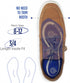 Comfort Zone Tri-Balance Gel Orthotic Insoles for Men, 3/4 Length Orthotic Inserts for Men‘s Shoe Sizes 8-12, 1 Pack...
